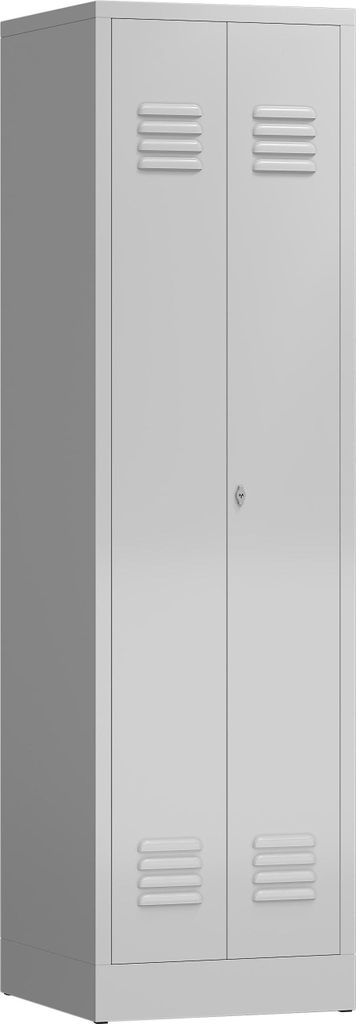 Spind Kleider-Wäsche Schrank Mehrzweckspind 2 Abteile 1800 x 500 x 500 mm