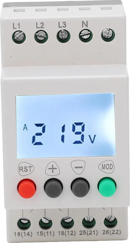 Relais de protection surtension et sous-tension triphasé réglable - 5