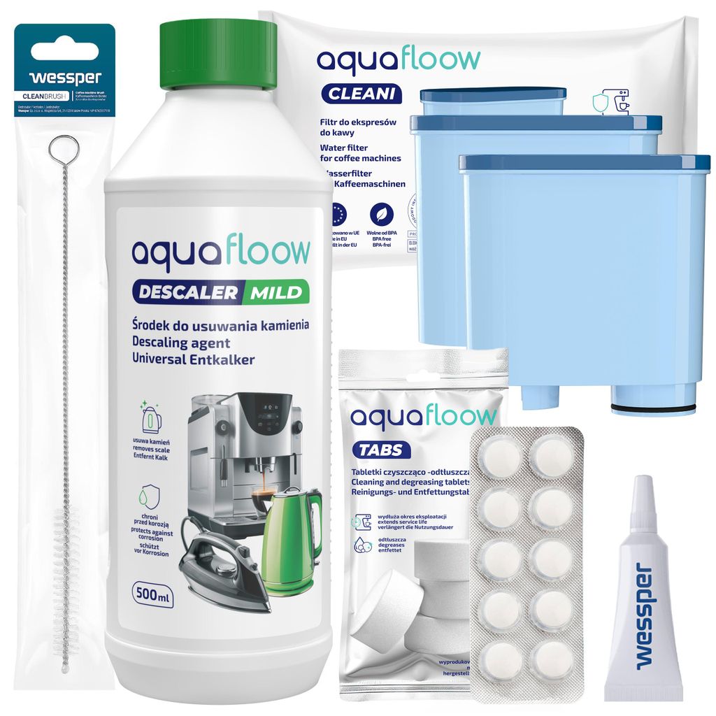 Aquafloow Rundum-Pflegeset für Kaffeevollautomaten – 2x Produktbild 