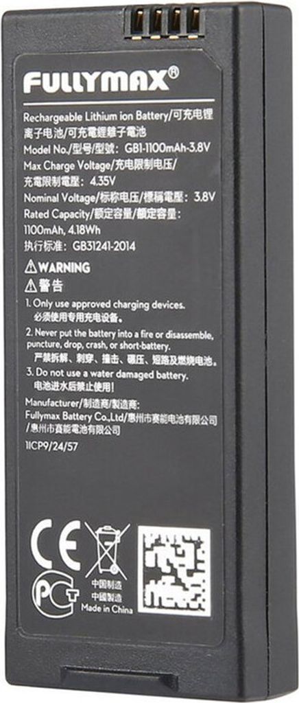 Batterie 3,8 V 1100 mAh, Compatible avec la Batterie de vol DJI EDU 3,8 V FULLYMAX, Compatible avec Les Accessoires du Drone Tello(1 pcs Battery Batterie 3,8 V 1100 mAh, Compatible avec la Batterie de vol DJI EDU 3,8 V FULLYMAX, Compatible avec Les Accessoires du Drone Tello(1 pcs Battery