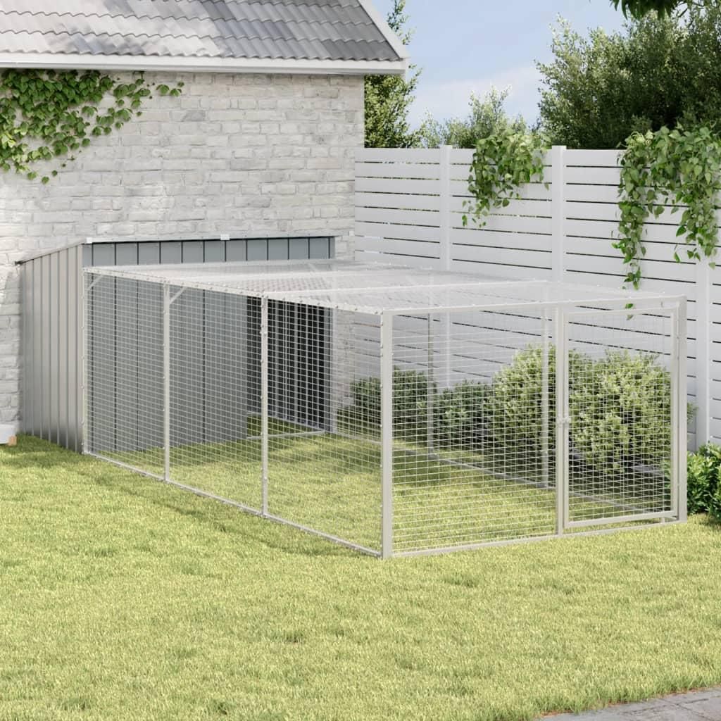 Cuccia per cani con corridoio Antracite 153x396x110cm Immagine del prodotto 
