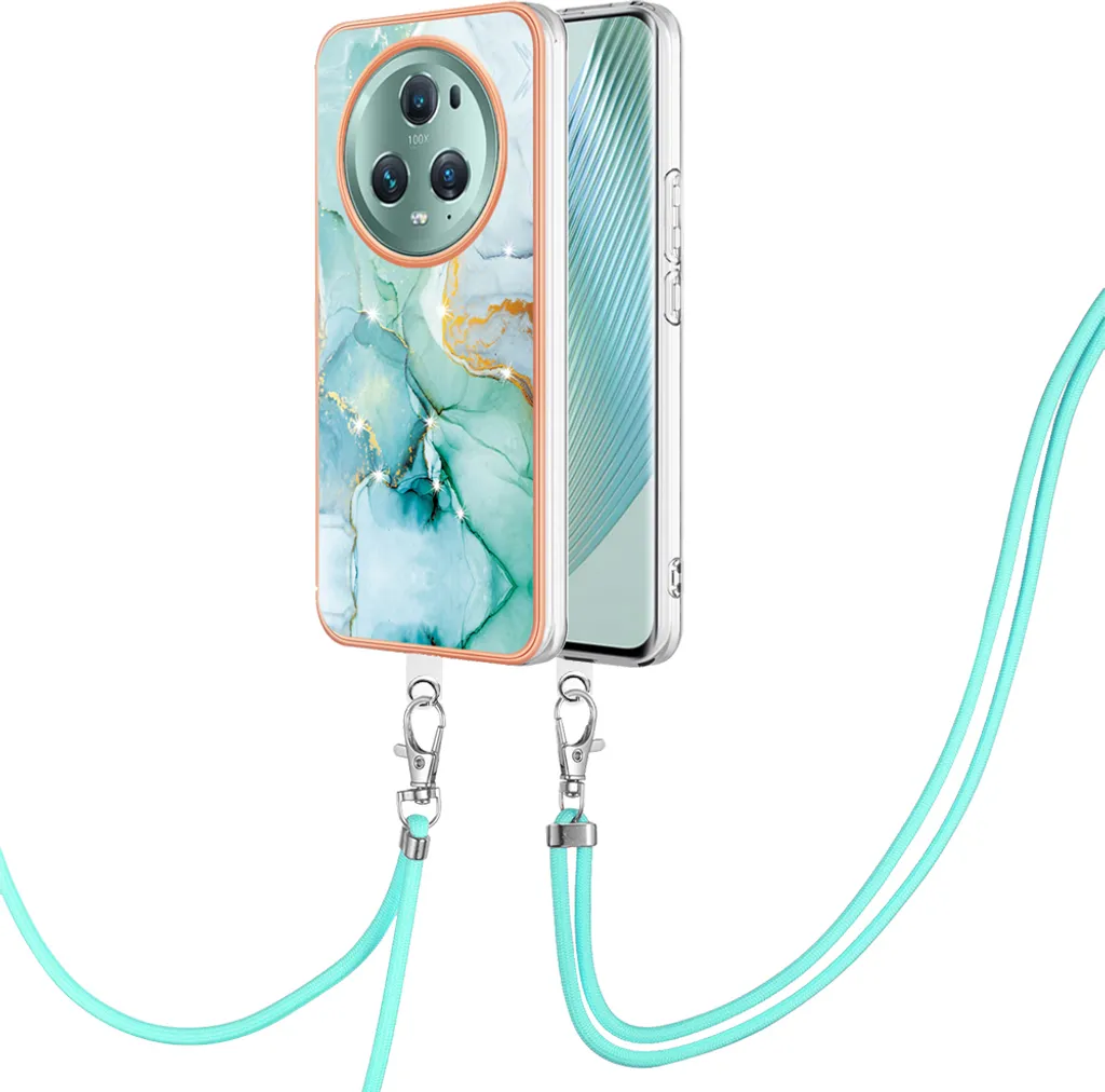 Custodia Honor Magic 5 Pro Verde con Cordino - Design Slim & Safe
