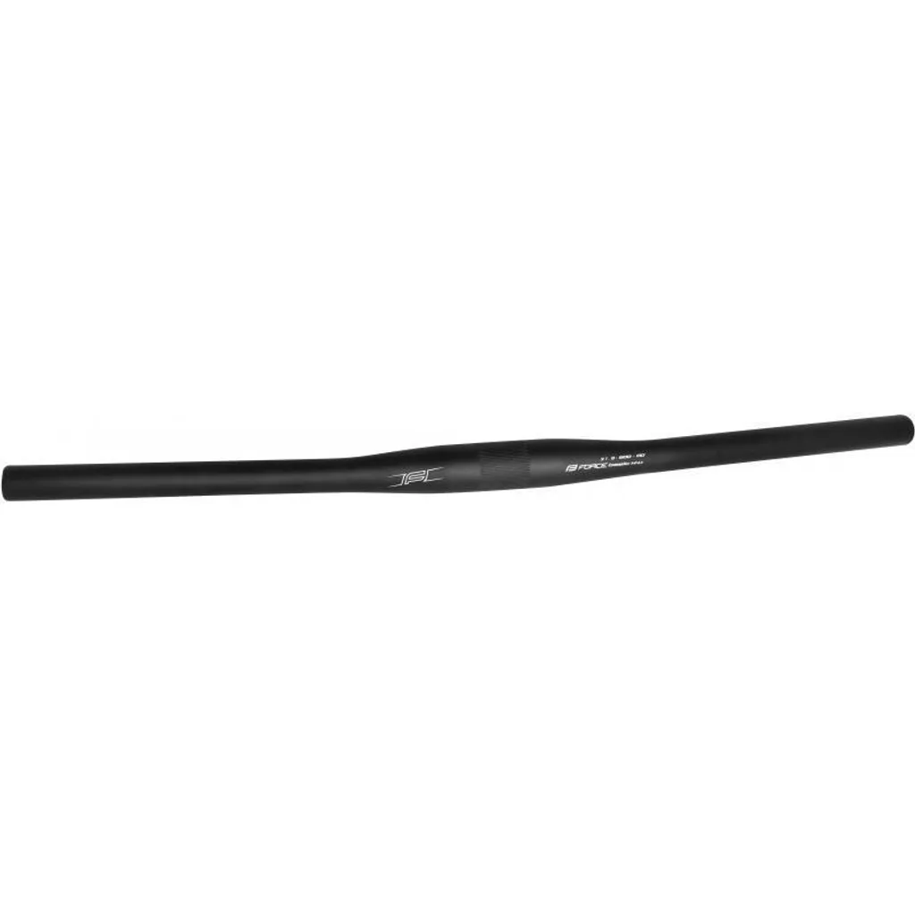 Guidon vélo 31.8 mm plat alu F BASIC H4.1 noir mat idéal pour la ville