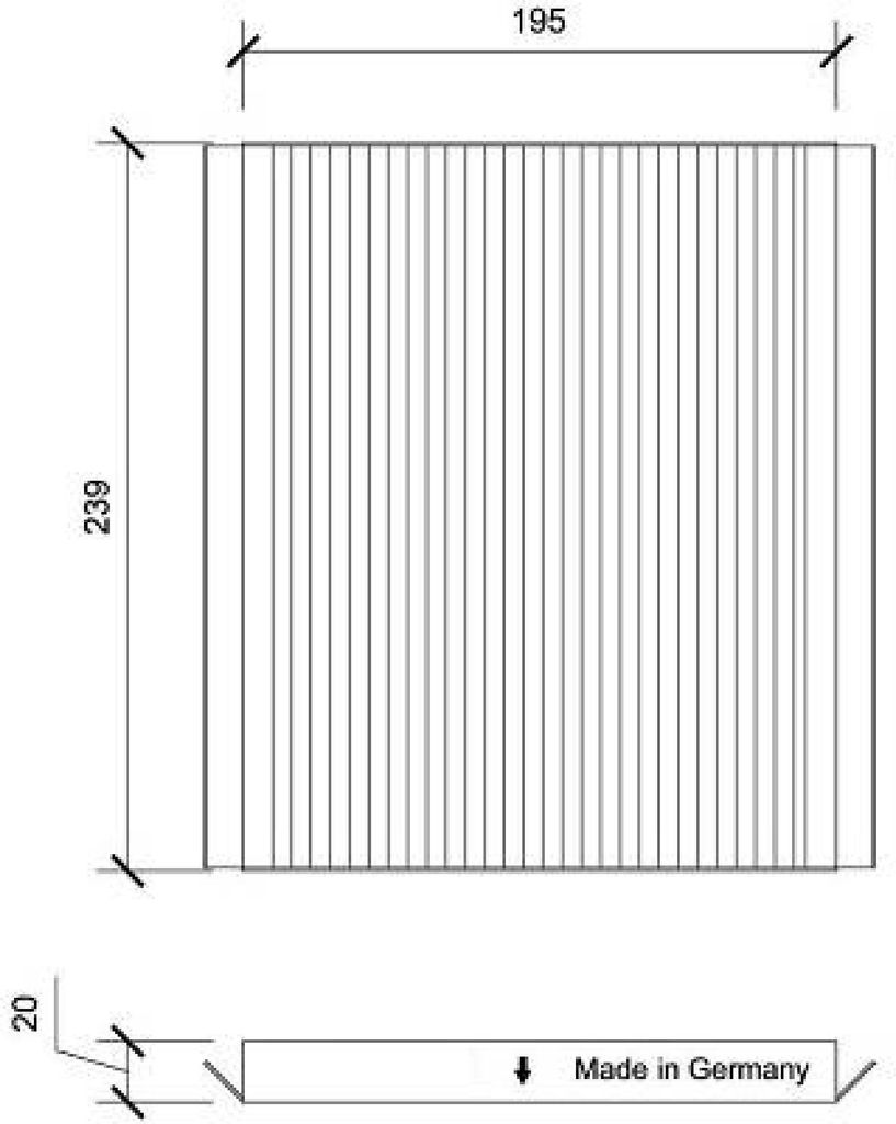 DIEDERICHS DCI0204 Innenraumfilter Pollenfilter für HYUNDAI i30 (GD)