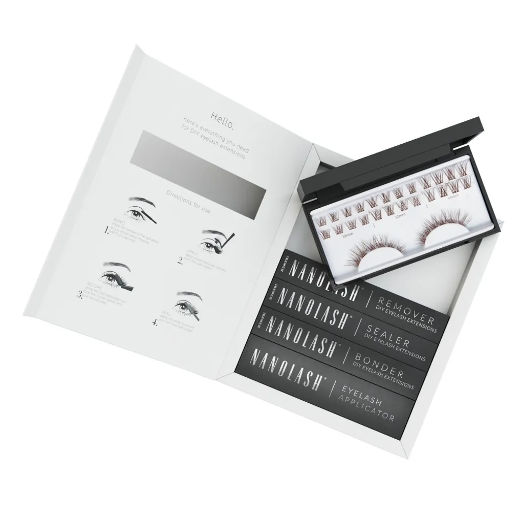 Kit Ciglia Nanolash Classy Marroni: Ciglia da Salone in 10 Minuti!