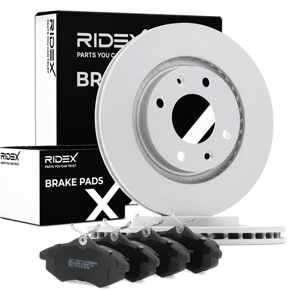 RIDEX Bremsenset Vorne Bremsscheiben Beläge Satz für CITROËN C3 I Schrägheck (FC, FN) 266mm