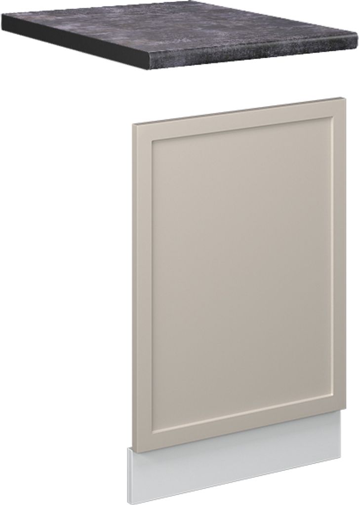 Frontblende Vicco Fame-Line GrauBeige 45 cm , AP Anthrazit, Produktbild 