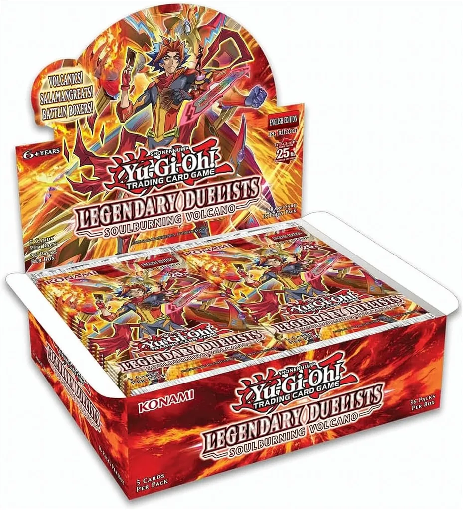 Yu-Gi-Oh Soulburning Volcano Booster Display LEDU10 - Boîte 36 Boosters