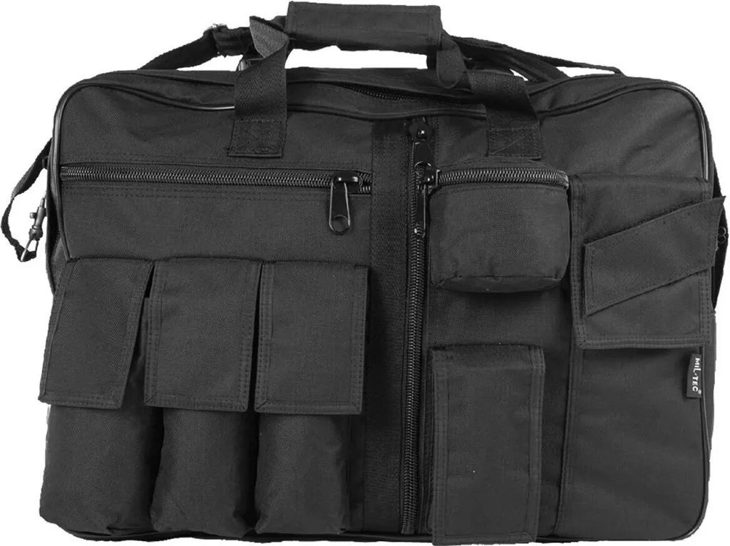Sac à dos Cargo 35L noir imperméable avec dos rembourré respirant