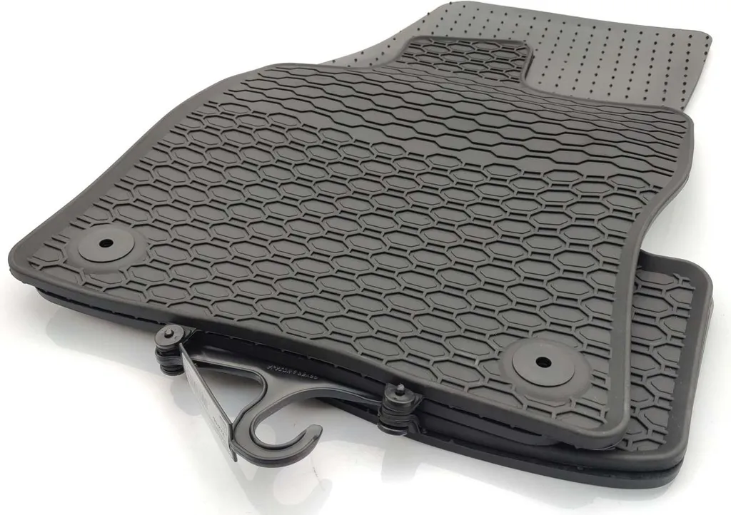 Tappetini Gomma Audi Q2 Design Premium: 4 Pezzi Resistenti Inodore - 2