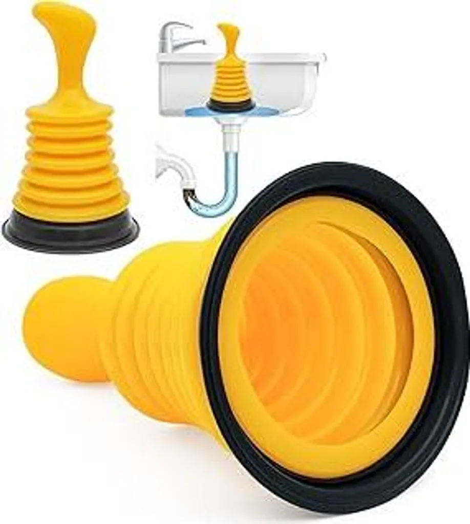 Sturalavandini Professionale Mini 18 cm: Potente Ventosa a Soffietto
