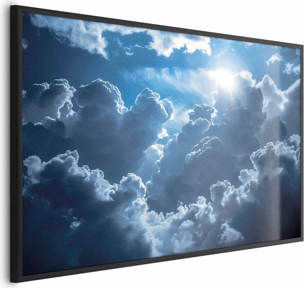 Posterpapier Poster - Lively Scene: The Sun Battling the Clouds 30x21 cm Muster b-H-10050-ao-a