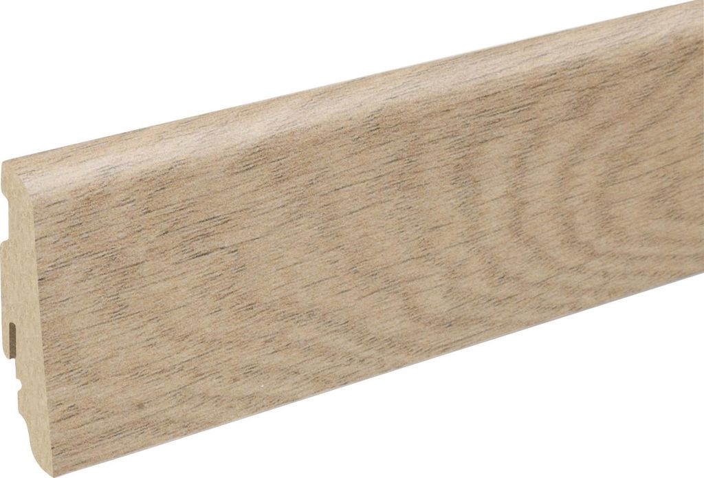 Neuhofer Fußleiste 240 cm 58 x 19 mm Schatteneiche