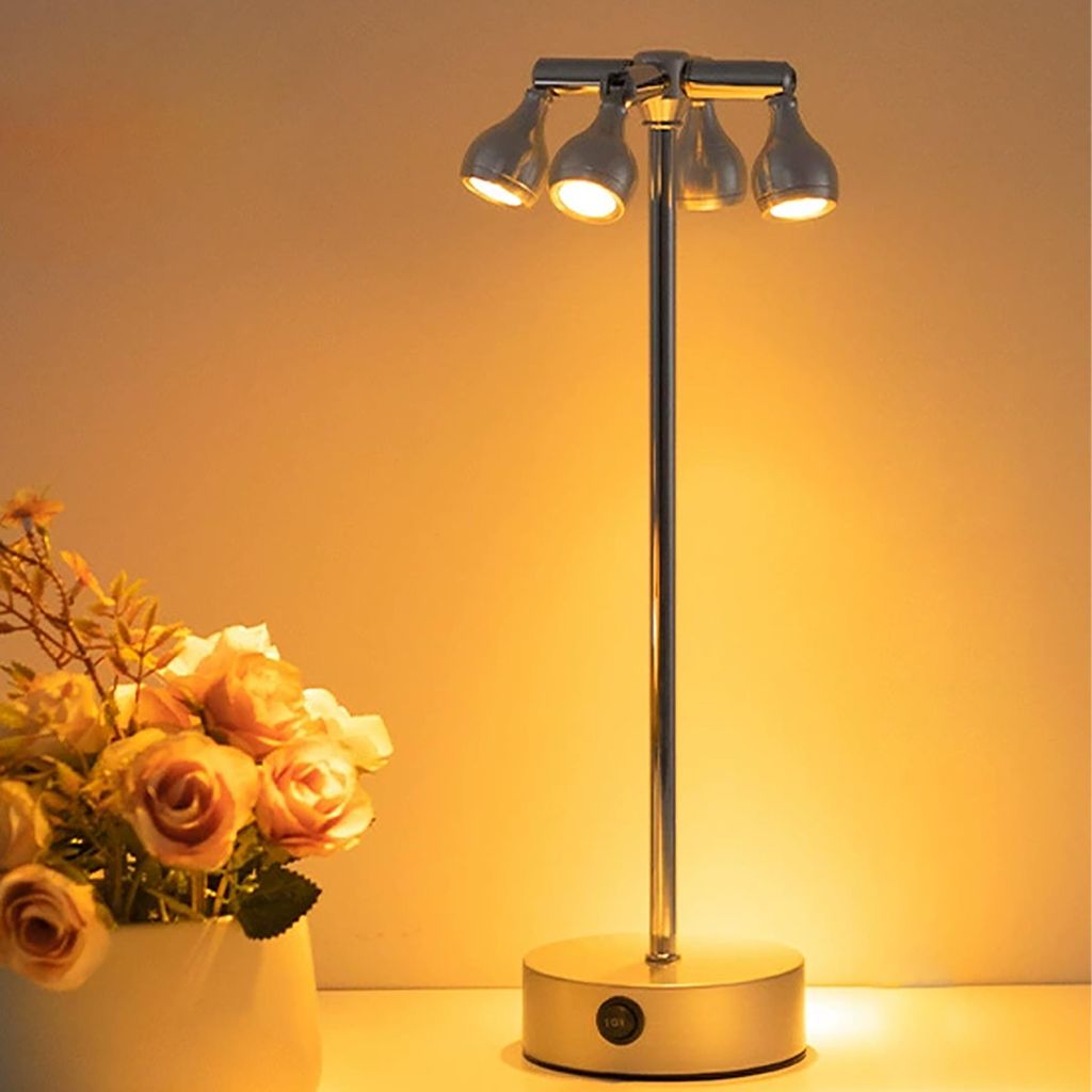KUGI，LED Tischleuchte Kabellose LED Tischlampe mit 3000mAh Produktbild 