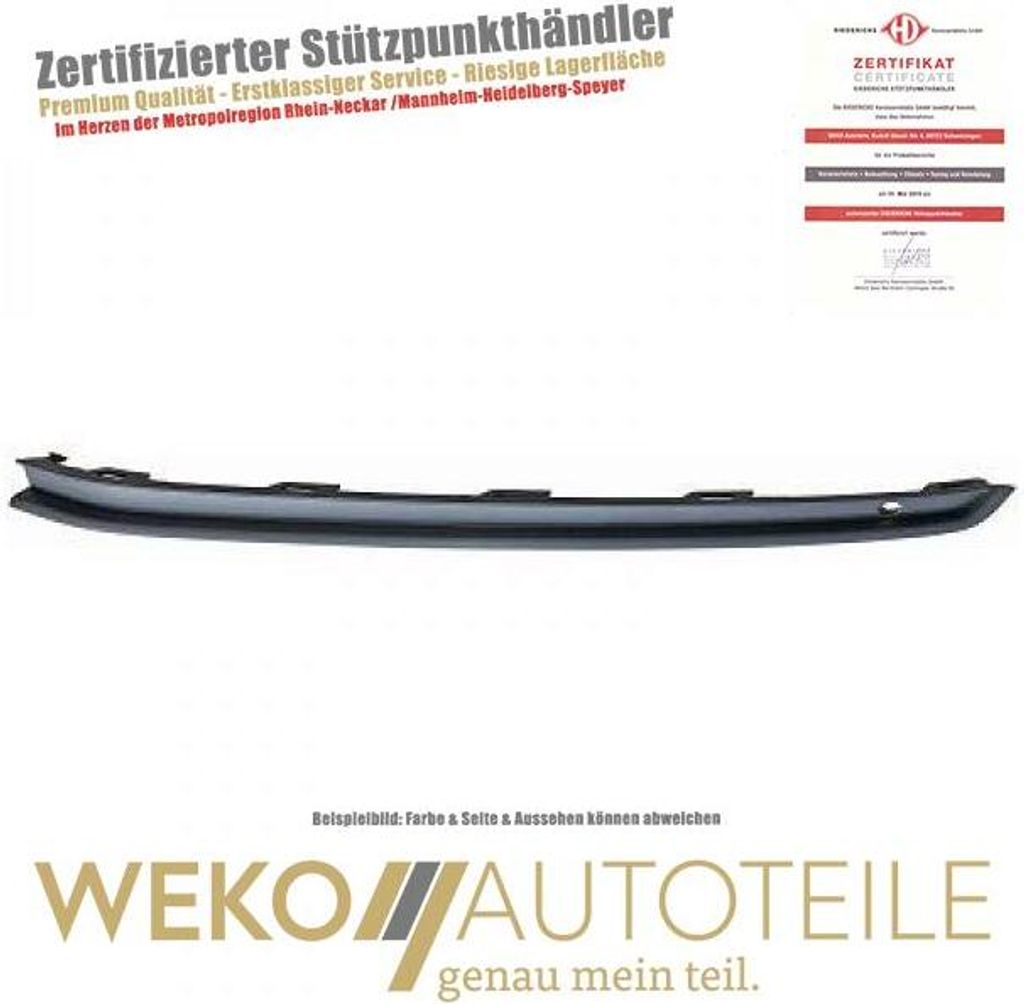 Zier Schutzleiste Stoßstange vorne links DIEDERICHS 2297035 für VW