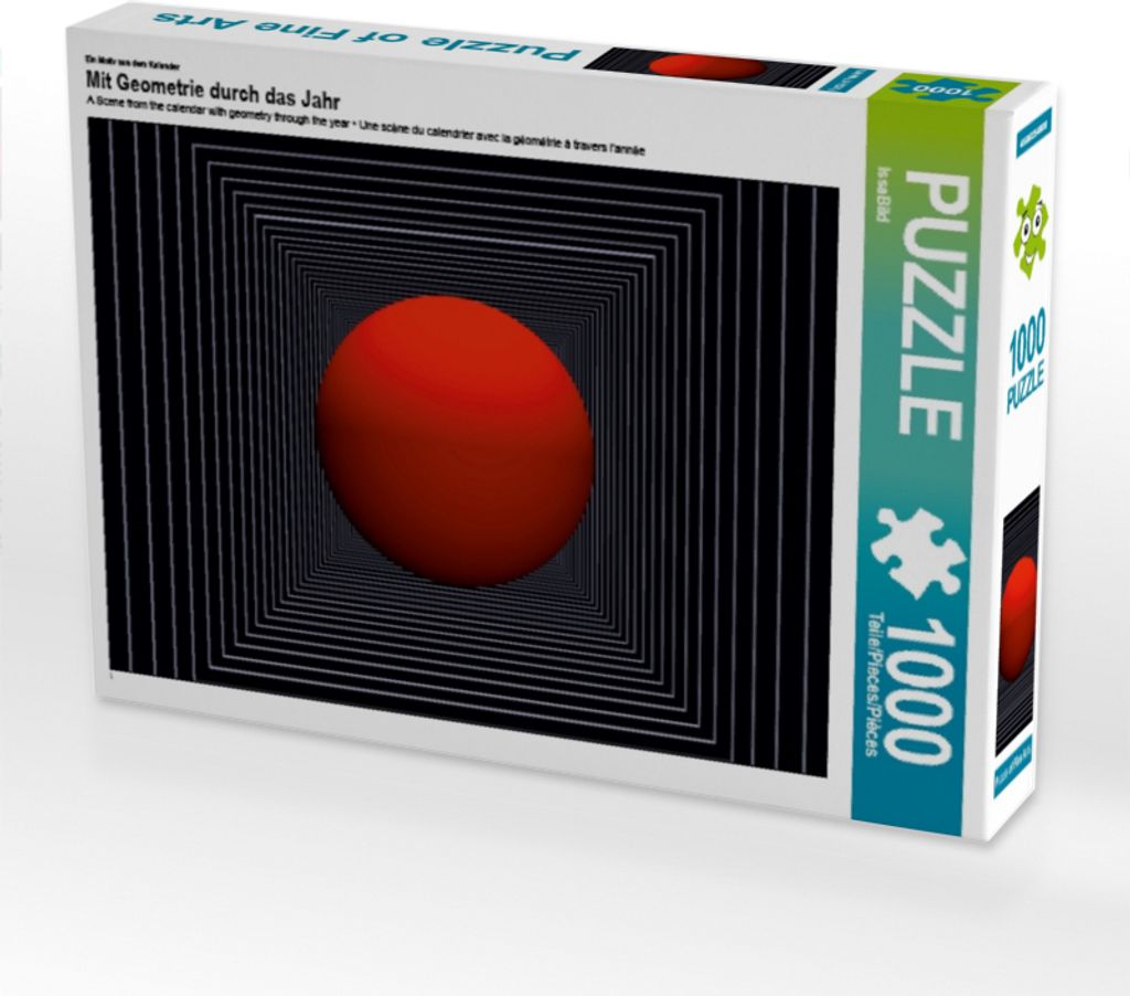 Calvendo Ein Motiv aus dem Kalender Mit Geometrie durch das Jahr 1000 Teile Puzzle quer 640x480mm, CALVENDO; 7332804