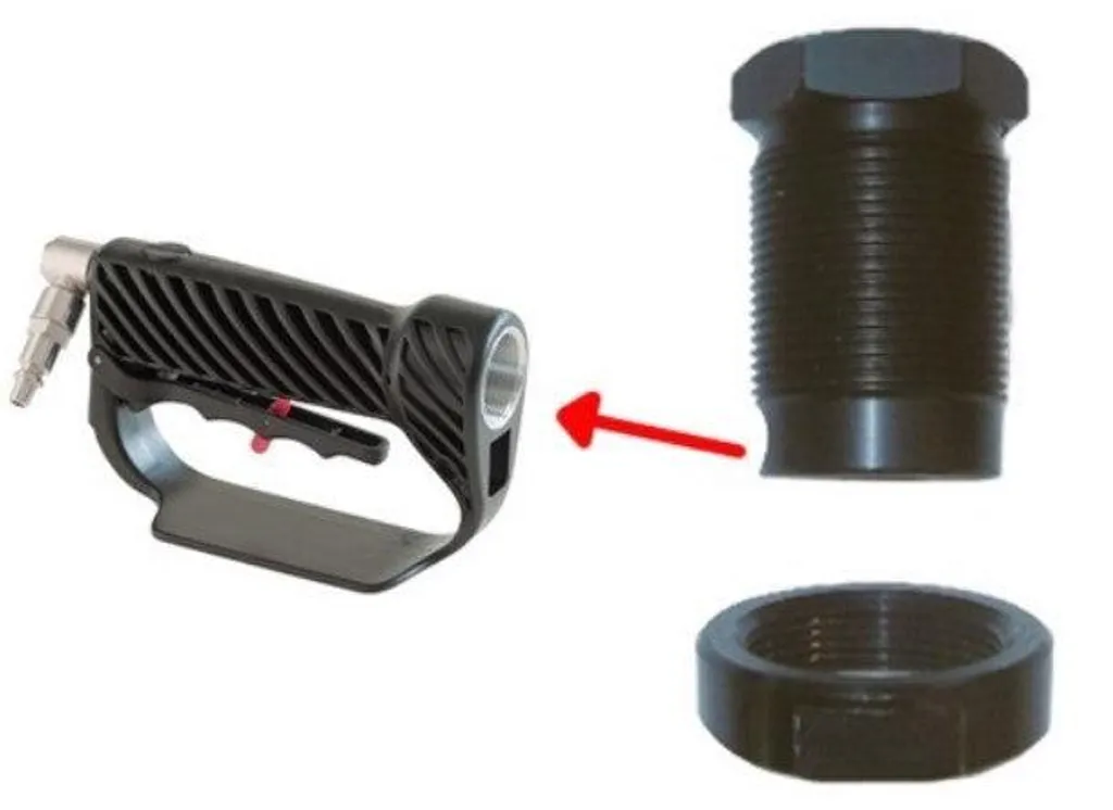 Adaptateur pour poignées sur tiges fixes pour secoueurs d'olives