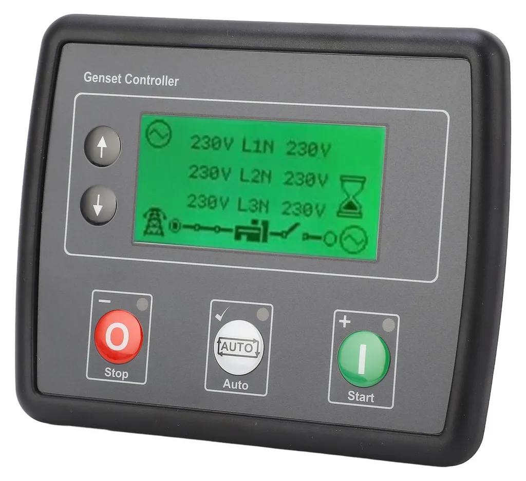Commande de groupe électrogène triphasé 600V avec écran LCD intégré - 5