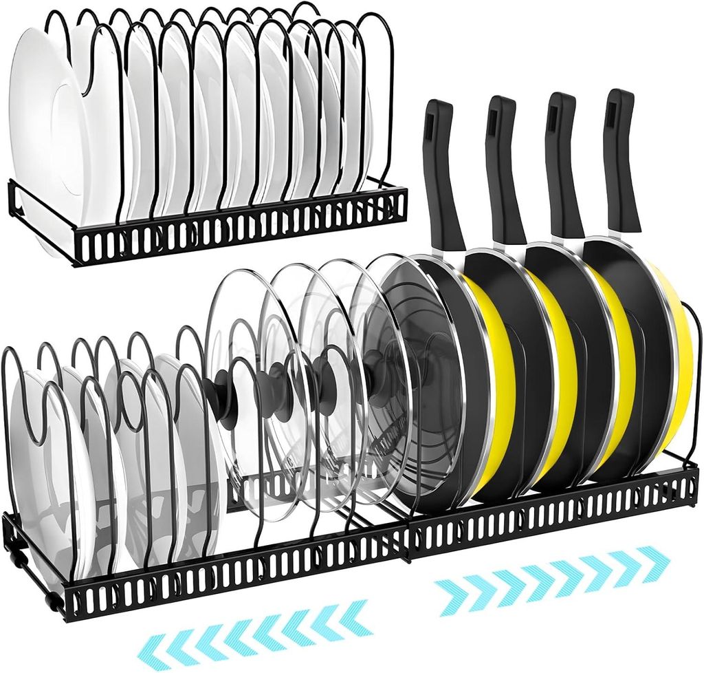 Topfdeckelhalter, Erweiterbarer Deckelhalter, Topfdeckel Produktbild 