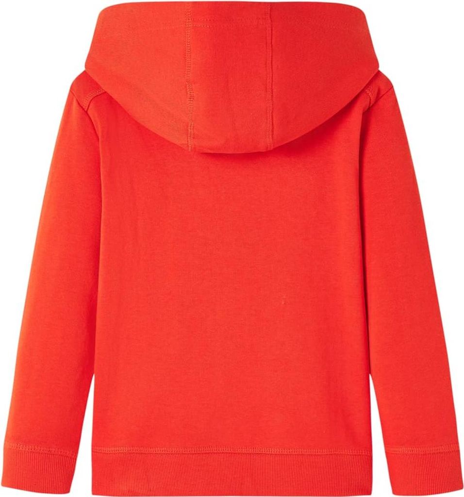 vidaXL Kinder-Kapuzenpullover Rot 128