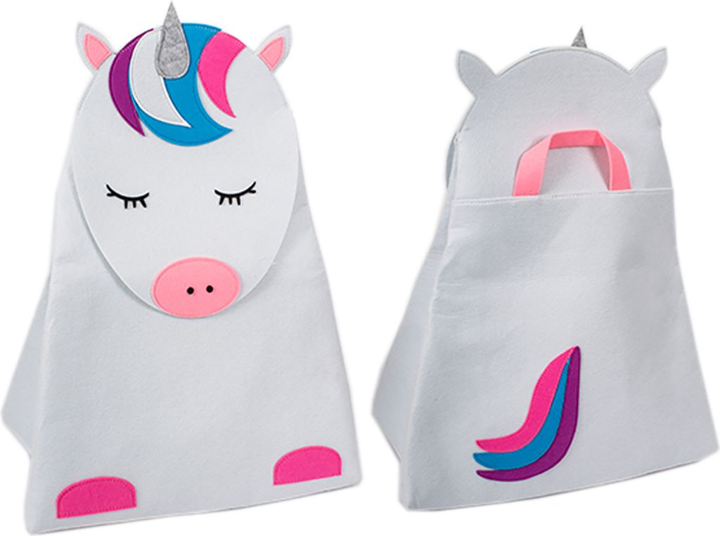 XXL Kinder Filz Aufbewahrungsbox Spielzeugkiste Tiere H73cm