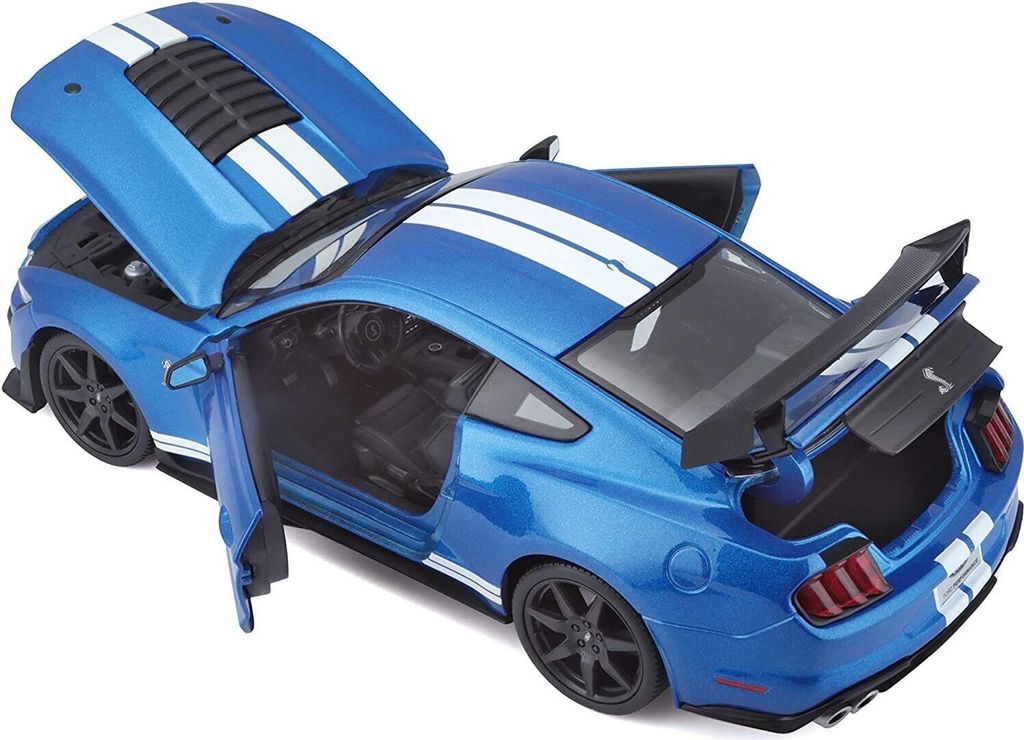 Maisto 31388 - Modellauto - Mustang Shelby GT500 '20 (blau, Produktbild 4