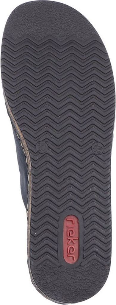 Rieker Damen Pantolette breiter Riemen Keilabsatz Kork Produktbild 