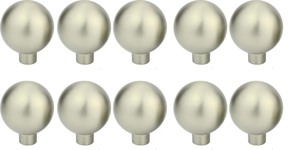 10 Pomoli BALL Natural Goods Berlin Acciaio Inox - Stile Loft Urbano