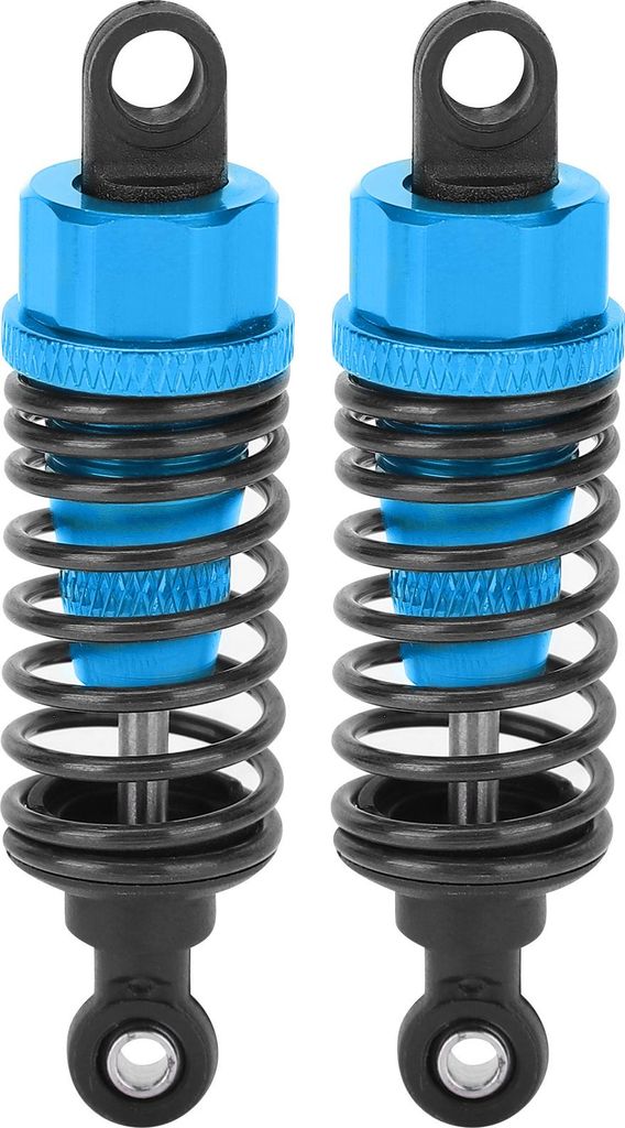 70 mm RC Metal -Stoßdämpfer Einstellbarer Federdämpfer für Traxxas Slash 2WD CARSBLUE