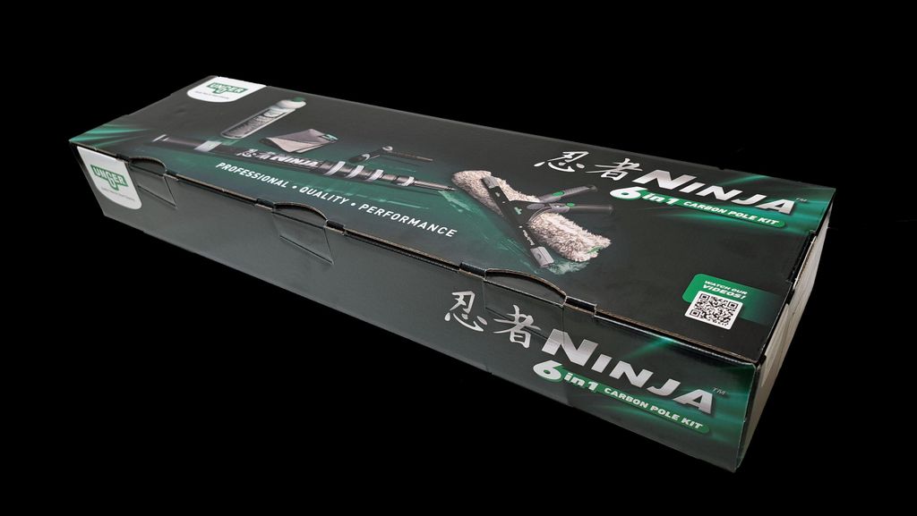 Unger NINJA 6in1 Carbon-Stangen Set 1,9m Teleskop Zdjęcie produktu 