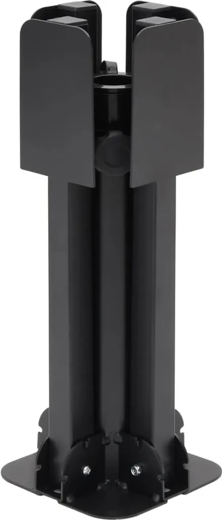 Support de parasol pliable Ø38/48 mm en acier noir résistant - Modèle SP48
