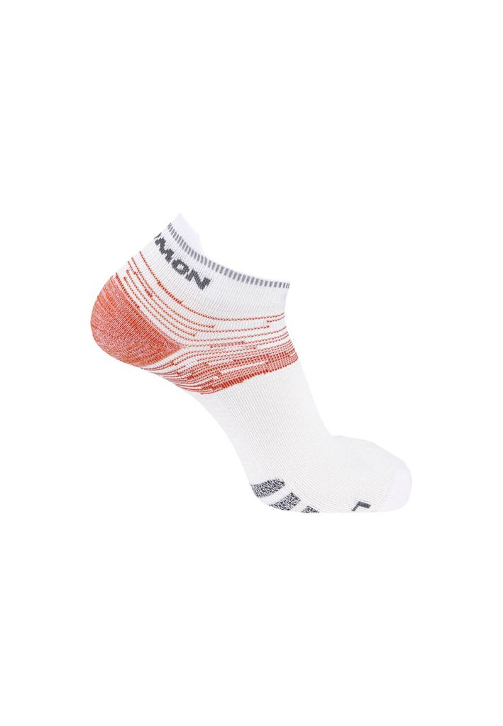 Salomon Sneakersocken running PREDICT LOW Sneaker mit funktionalen Kompressionszonen Ochre/White 39-41