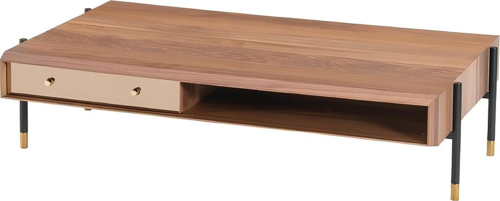 Couchtisch Wohnzimmer Holz Luxus Design Holztische Neu braun Kaffeetisch