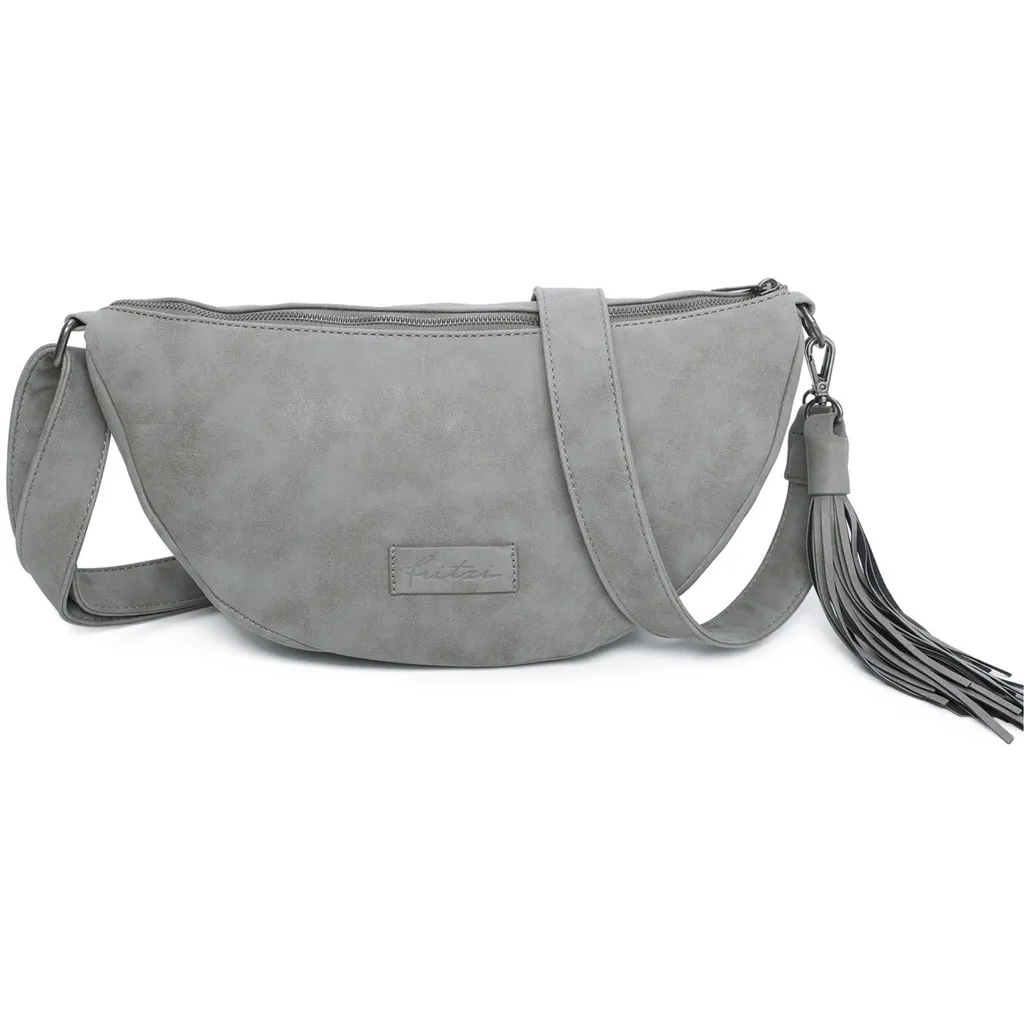 Sac Bandoulière Vintage Fritzi35 Crossbody Rock Gris pour Femme Chic