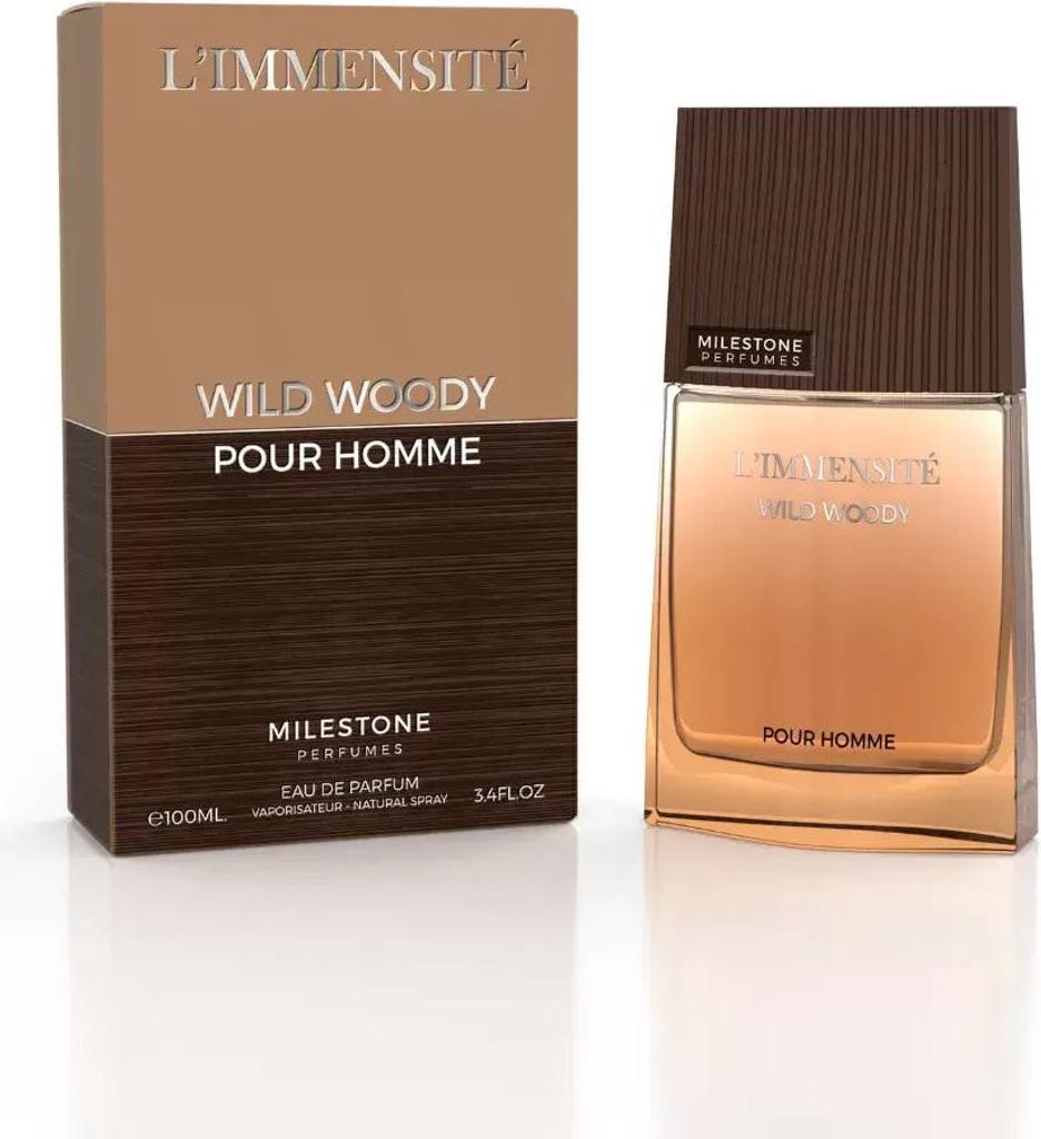 Milestone L'immensite Wild Woody Pour Homme Eau de Parfum 100 ml