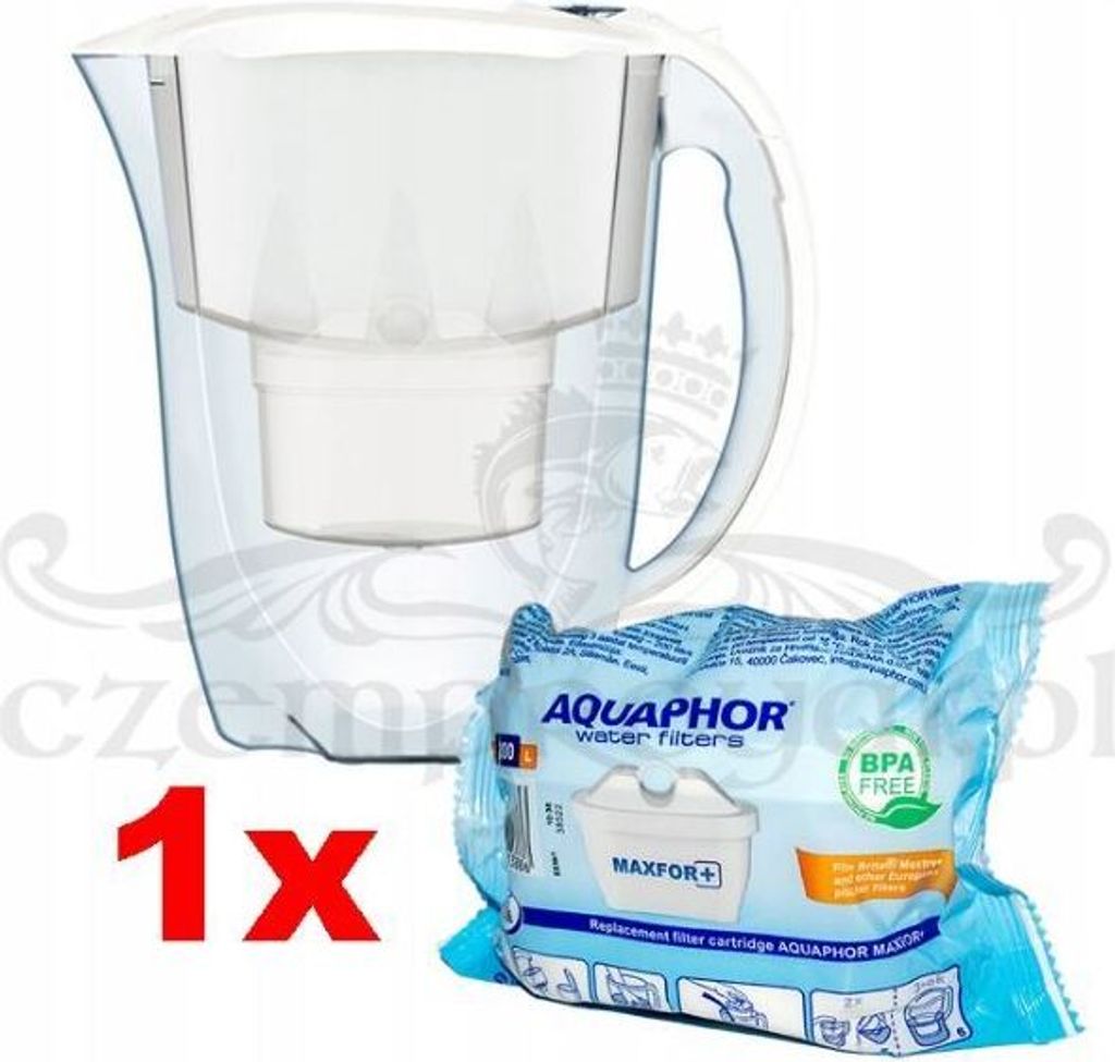 Aquaphor Amethyst weiß Filterkanne 2,8 L + 1 Filtereinheit Produktbild 