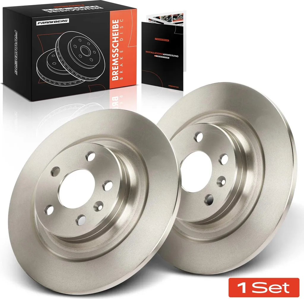 Frankberg 2x Disques de Frein Arrière pour Volvo S60 S90 V60 V90 XC60