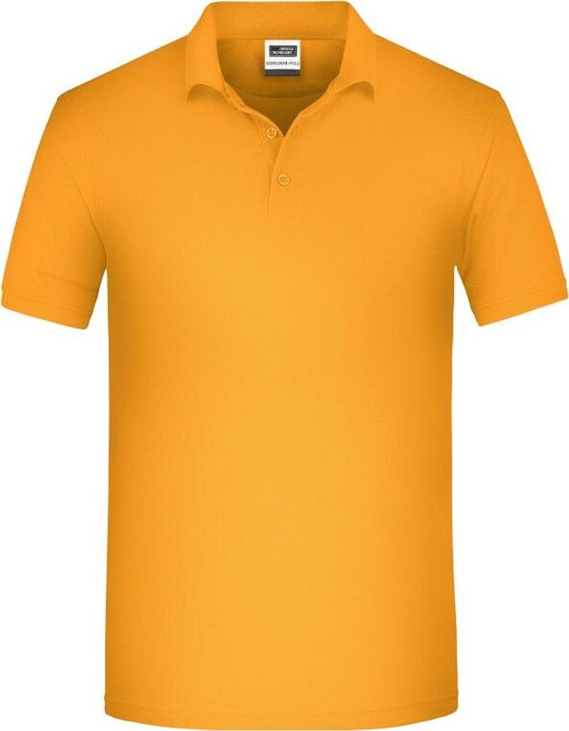 Pflegeleichtes und strapazierfähiges Polo gold-yellow, Gr. 5XL