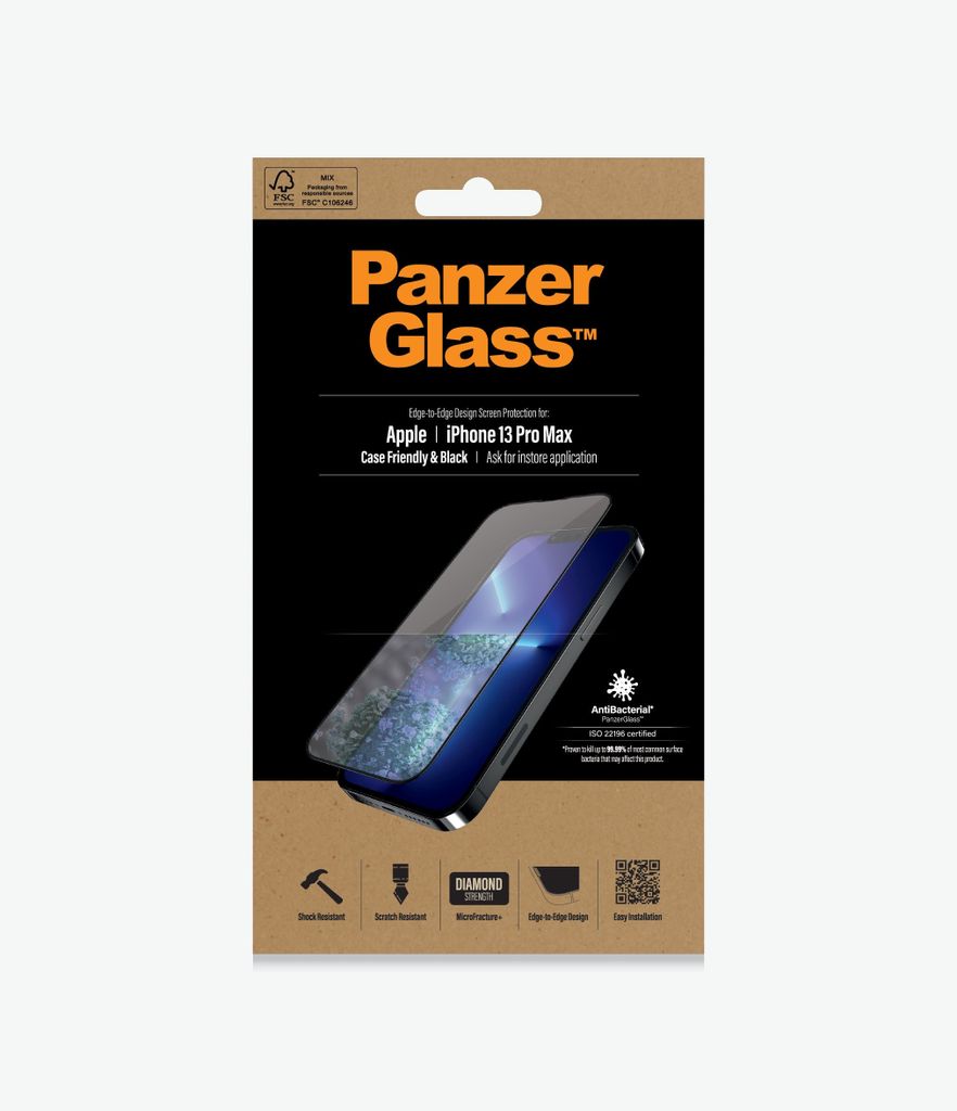 PanzerGlass PRO2746, Apple, Apple - iPhone 13 Pro Max, Obrázok produktu 