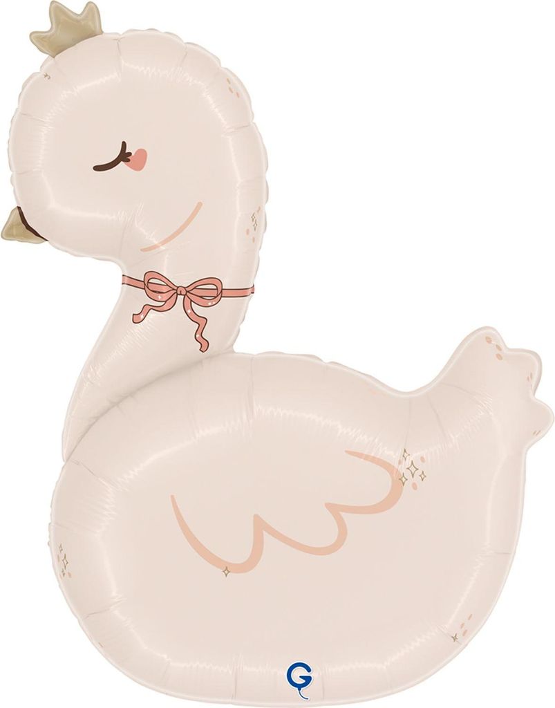 30" Folienballon Shape Boho Schwan | 76 cm