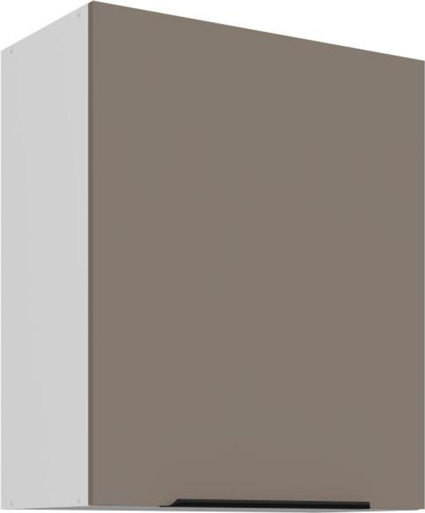 Küchenoberschrank LUNARA – Breite 60 cm, Dunkelbeige/Weiß
