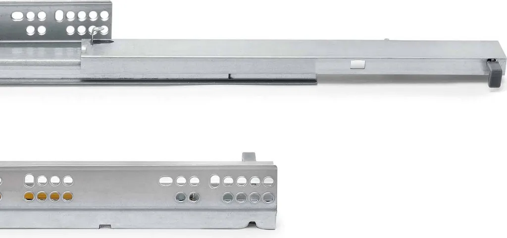Guide Emuca Silver Estrazione Totale Push - Ferramenta Professionale Argento
