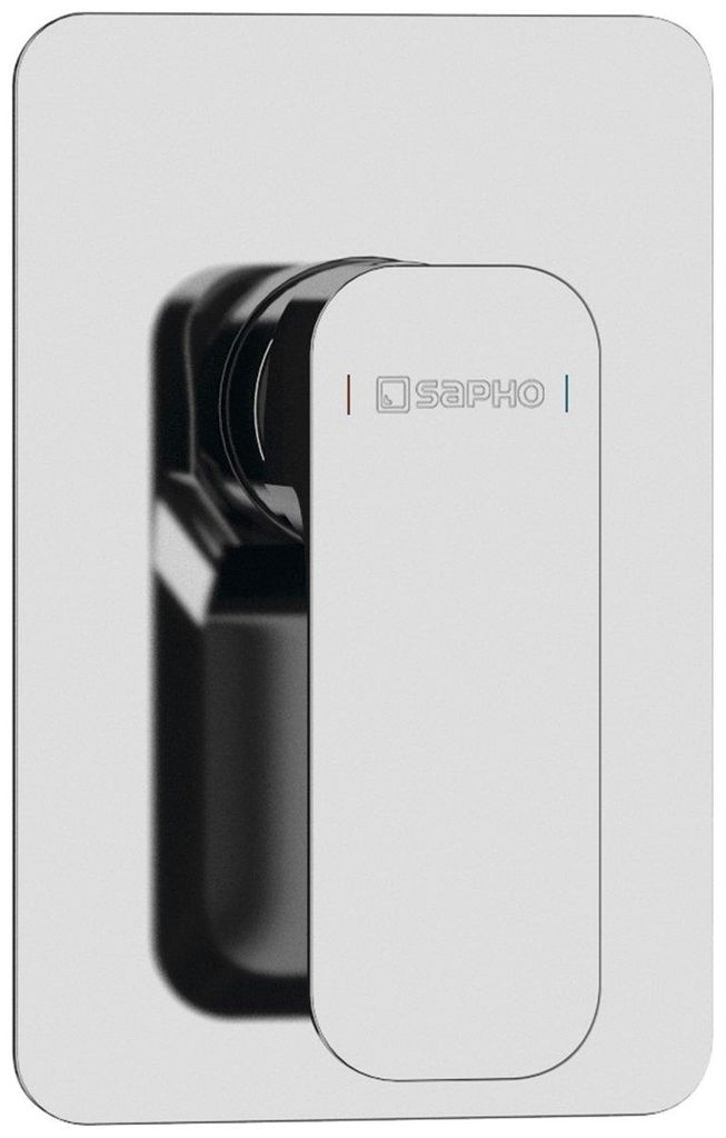 Sapho SPY Unterputz-Duscharmatur, 1 Weg, Chrom