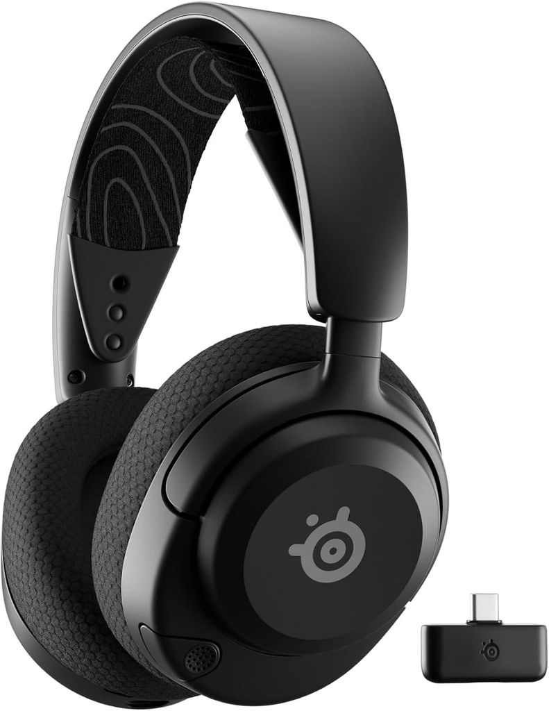 Gaming Headset- Multi-System -PC,PS5 - Magnetische Neodym-Treiber -Über 100 Audio Presets - 60H Akkulaufzeit - 2,4 GHz oder BT-ClearCast Gen2.X-Mik