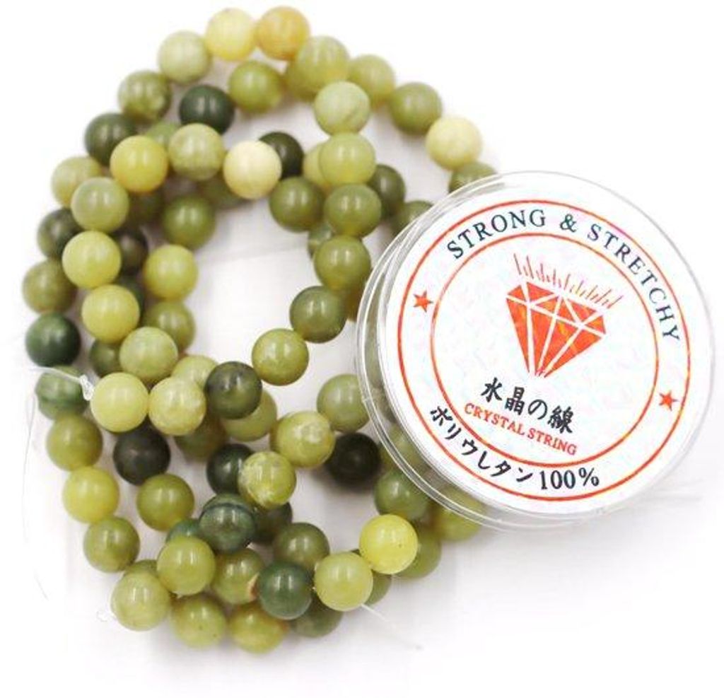 Fukugems ist entfernt. Energiekralen für Selbstzahler-Schmuck, loses Steinkraut für eine Heilarmband, 8mm, 96 Stück und Rollenband Kanadischer J...
