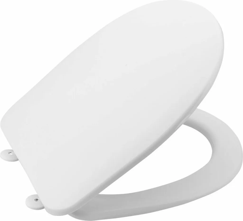 Sedile WC Aqualine 44R10400I Bianco - Copriwater a D in Polipropilene