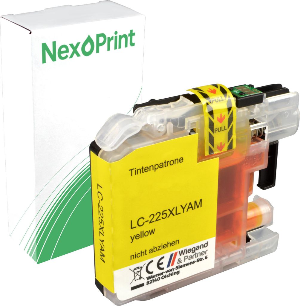 Druckerpatrone kompatibel zu Brother LC-225XLY yellow Aficio MP C 3000 AD