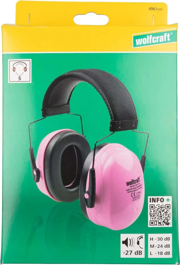 Protection auditive bébé rose type casque antibruit confort premium - 7