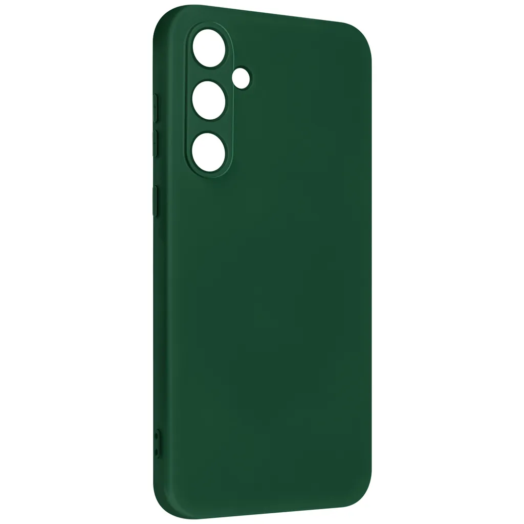 Cover Avizar Samsung Galaxy A55 Silicone Verde Anturto e Antigraffio