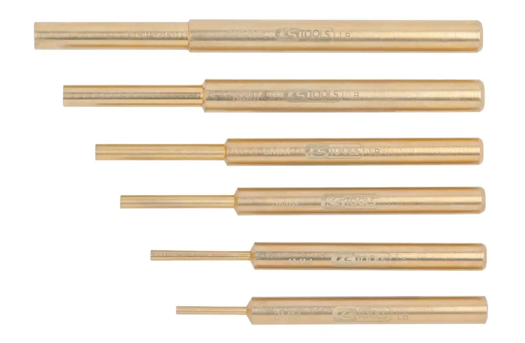 Set de 6 Chasse-goupilles pour Zones à Risque KS TOOLS BRONZEplus 963